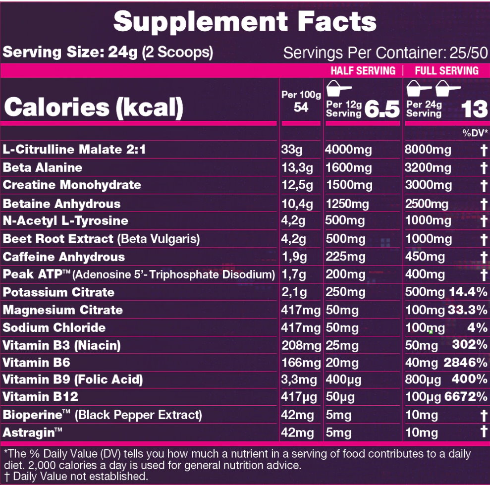 10X STIM PRE WORKOUT 50 SERVINGS ATOMIC ORANGE