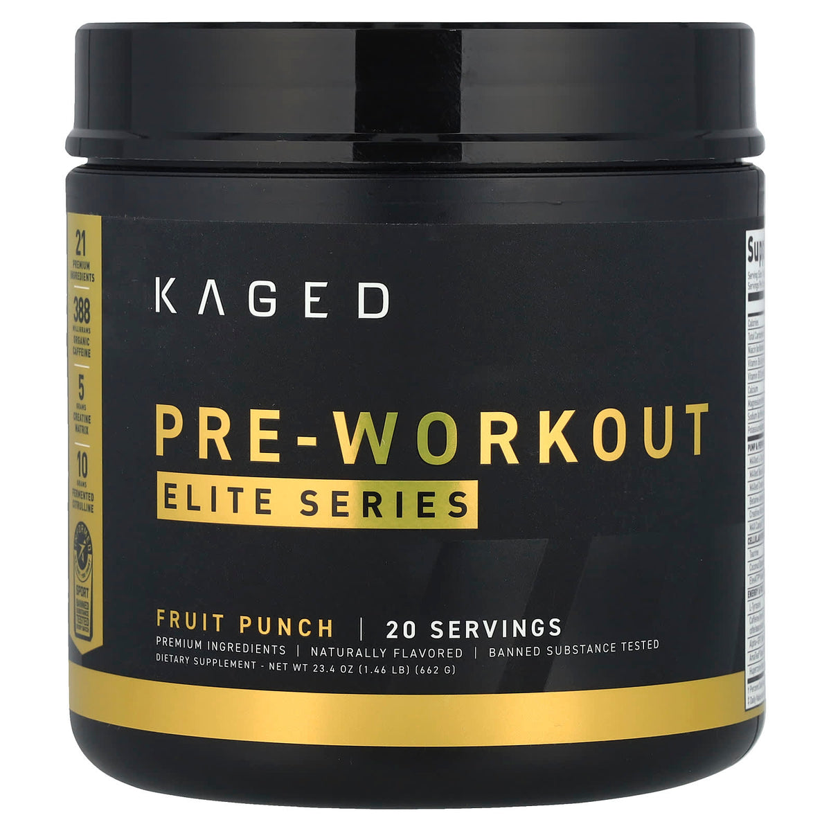 KAGED PRE-WORKOUT ELITE SERIES