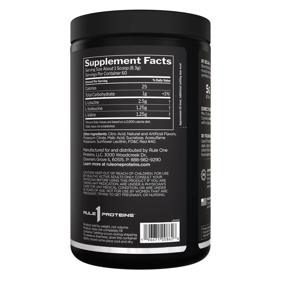 RULE 1 BCAA 60 SERVINGS WATERMELON