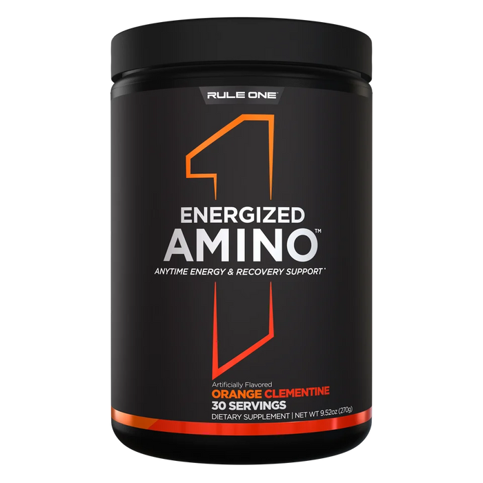 Rule 1 Energized Amino – 30 Servings, 270gm – Energy and Recovery Support