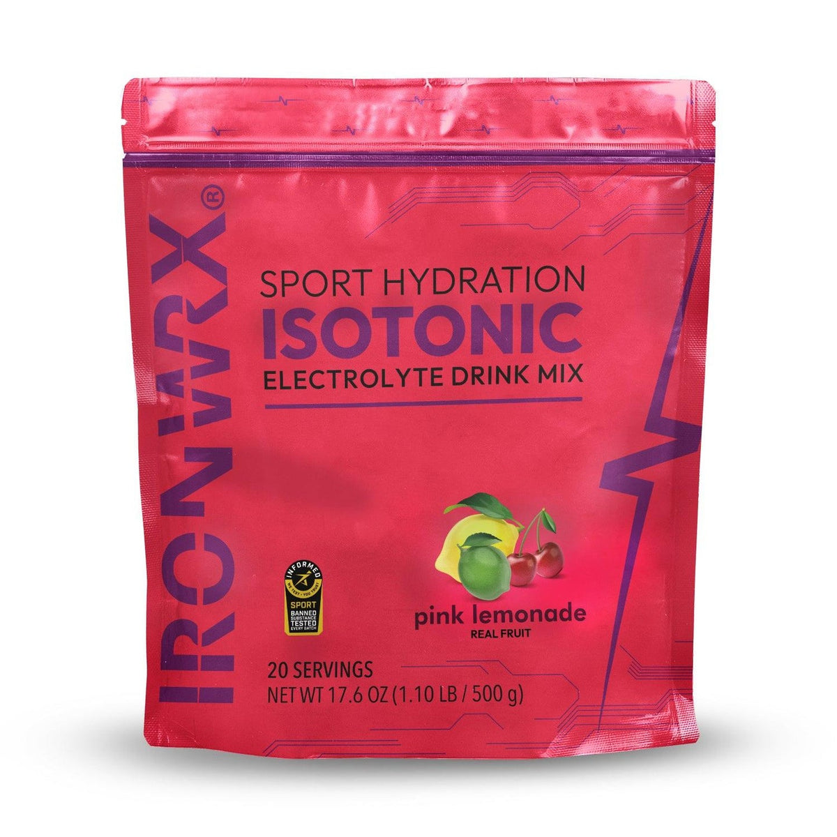 Mockup Isotonic pink lemonade adelante