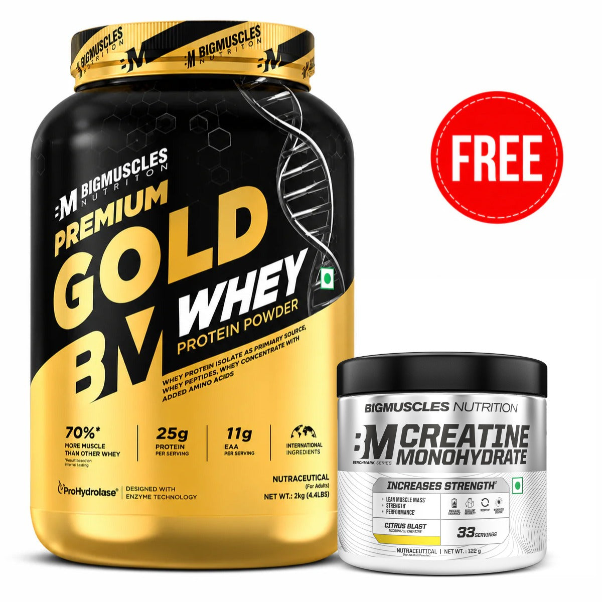 Premium Gold Whey + Benchmark Creatine