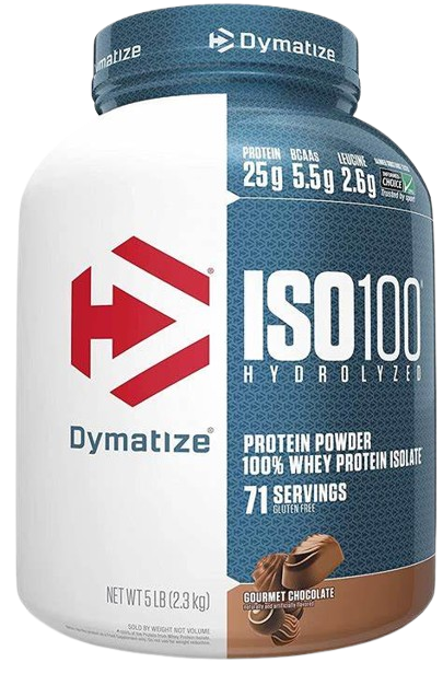DYMATIZE ISO 100 GOURMET CHOCOLATE 5LB 71 SERVINGS