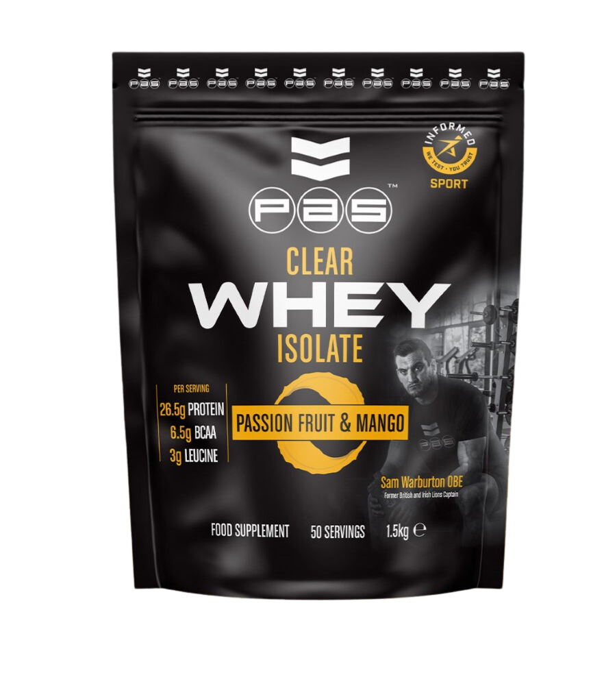 PAS CLEAR WHEY ISOLATE PASSION FRUIT & MANGO