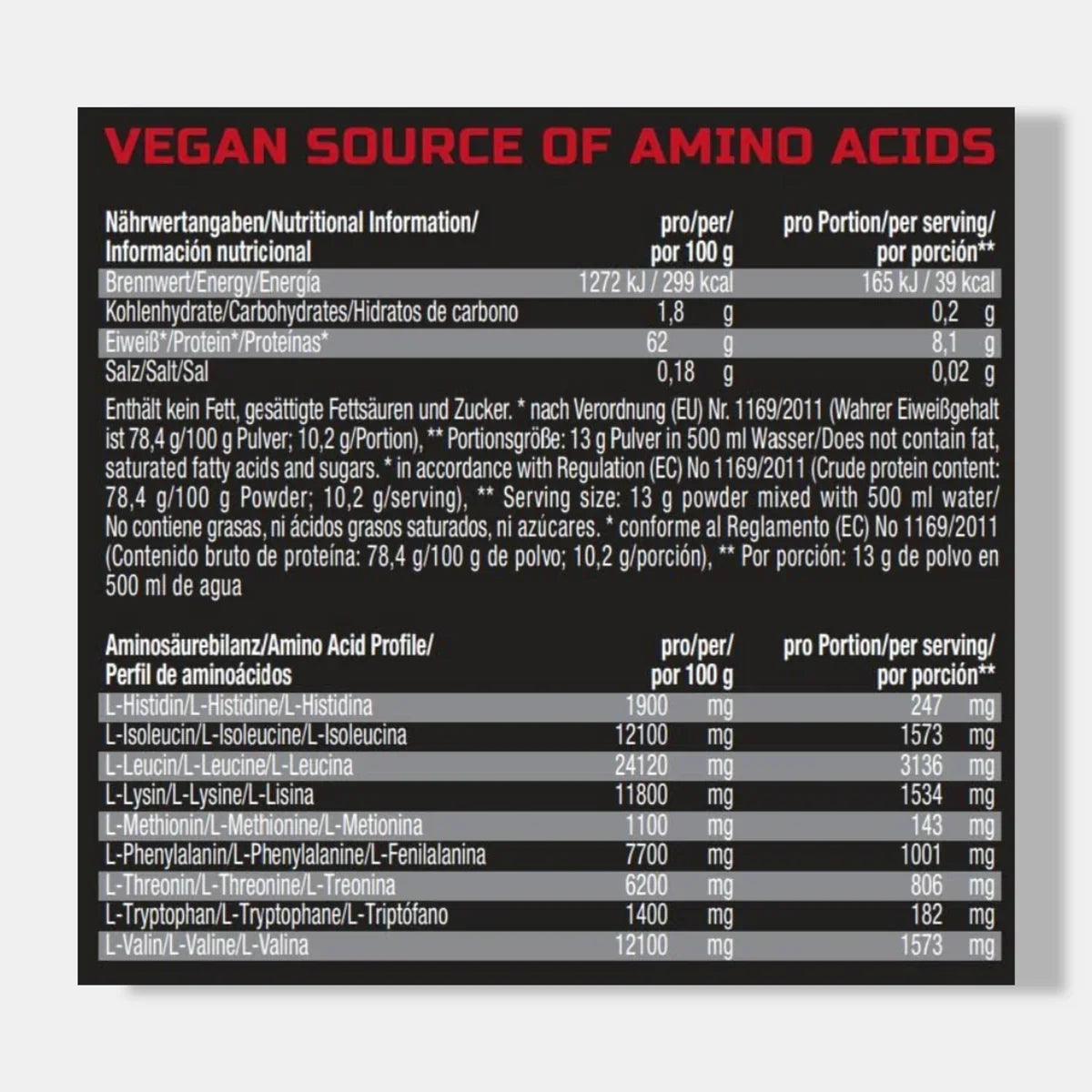 WEIDER PREMIUM EAA 325GM